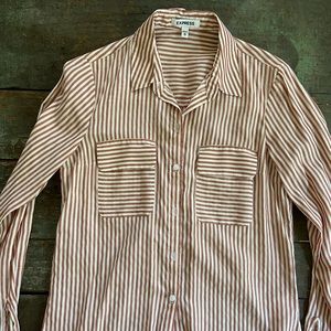 Button Up Work Blouse